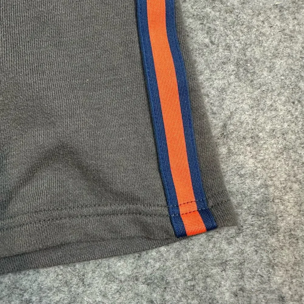 Gymboree Gray Side Stripe Terry Sweat Shorts M Boys 7 8 Drawstring Waist